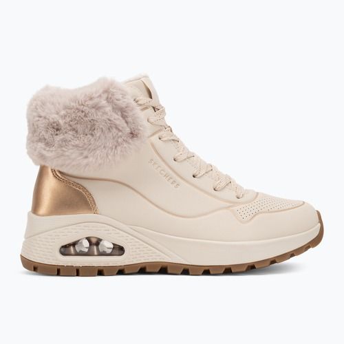 Buty damskie SKECHERS Uno Rugged Fall Shimmer natural/gold