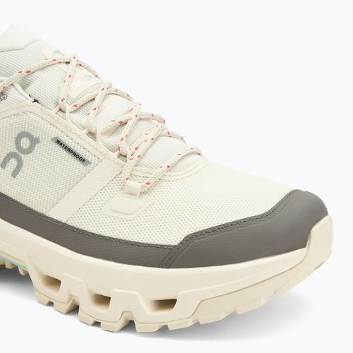 Buty turystyczne męskie On Cloudrock Low Waterproof ivory/ivory