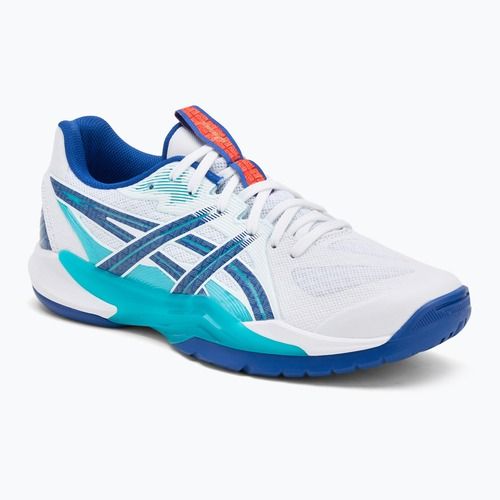 Buty do siatkówki męskie ASICS Powerbreak FF white/asics blue