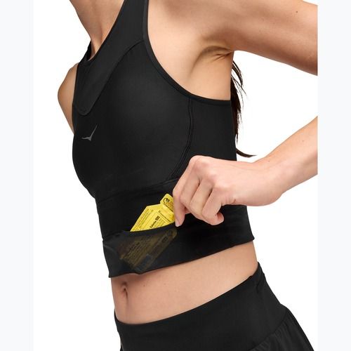 Biustonosz treningowy HOKA Race Day black/black