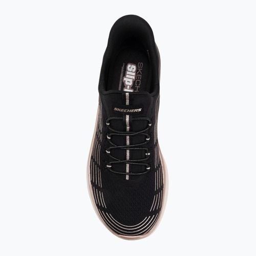 Buty damskie SKECHERS Summits Plus Soft Luster black/rose gold