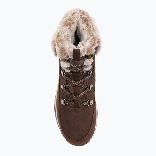 Buty damskie SKECHERS Trego Snow Worries chocolate