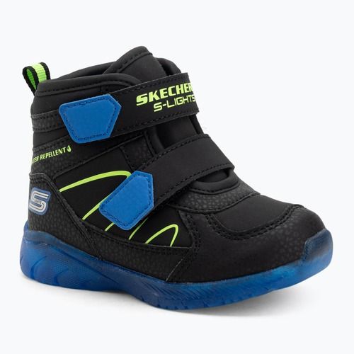 Buty dziecięce SKECHERS Illumi-Brights Splash Beams black/blue/lime