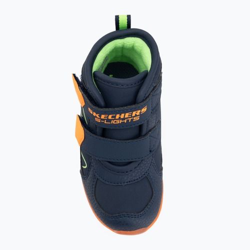 Buty dziecięce SKECHERS Illumi-Brights Splash Beams navy/orange