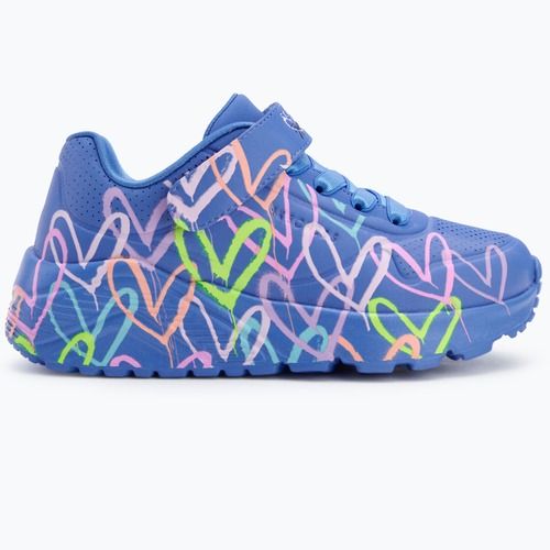 Buty dziecięce SKECHERS Uno Lite Love Levitate blue/multi