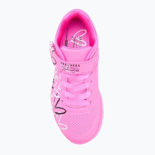 Buty dziecięce SKECHERS Uno Lite Love Levitate hot pink/multi