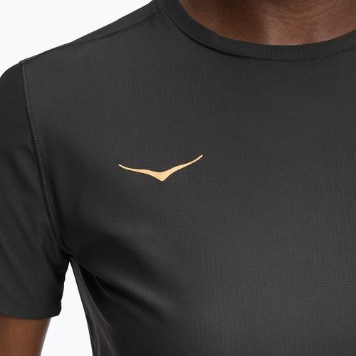 Koszulka do biegania damska HOKA Airolite 2.0 black/gold