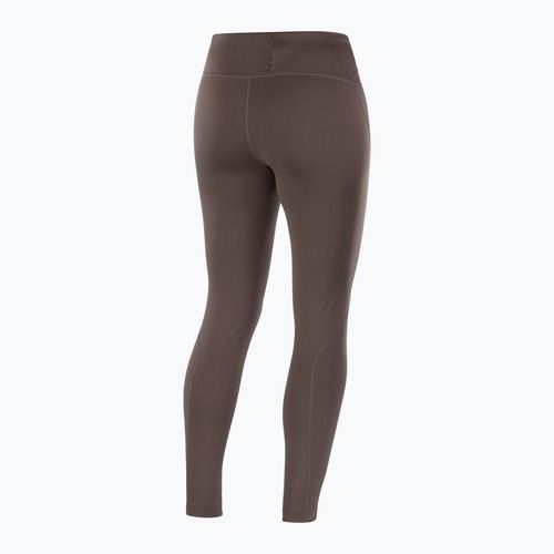 Legginsy do biegania damskie Salomon SHAKEout Core 28" coffee bean
