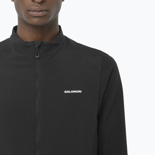 Bluza do biegania męska Salomon Mountain Flex Hybrid deep black