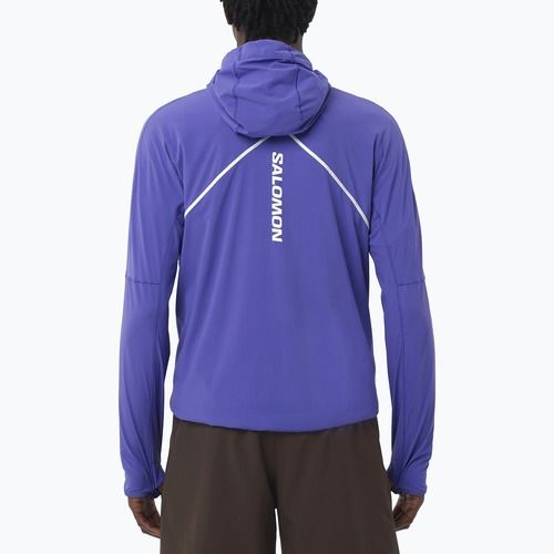 Bluza męska Salomon Sense Aero Half Zip Hoodie libery