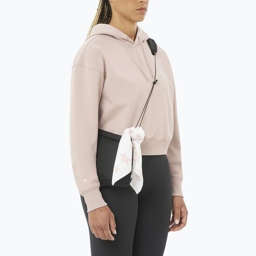 Bluza trekkingowa damska Salomon Short Hoodie etherea