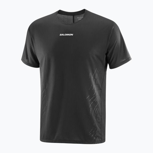 Koszulka do biegania męska Salomon Sense Aero GFX deep black