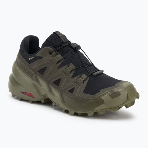 Buty do biegania męskie Salomon Speedcross 6 GTX black/peat/deep lichen green