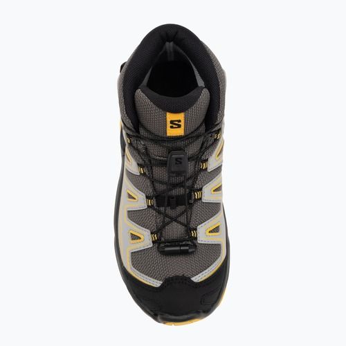 Buty trekkingowe dziecięce Salomon X Ultra Mid GTX castlerock/black/spicy/mustard