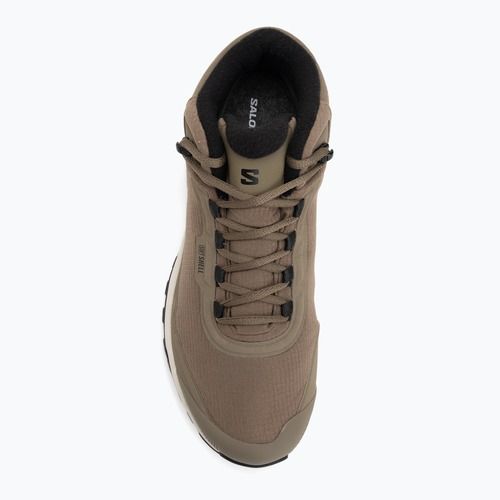 Buty trekkingowe męskie Salomon Shelter WP stone gray/black/rainy day