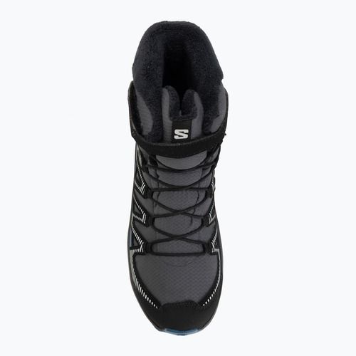 Buty turystyczne dziecięce Salomon XA Pro V8 Winter Waterproof turbulence/black/dark blue