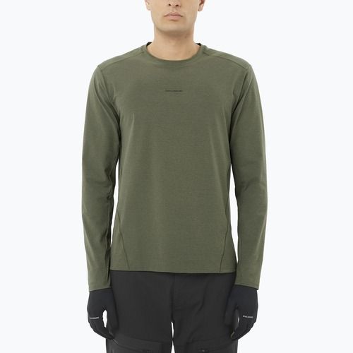 Longsleeve męski Salomon Trackline grape leaf