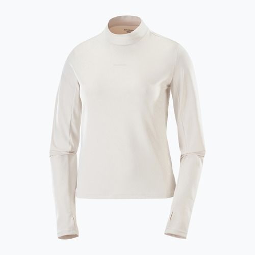 Longsleeve do biegania damski Salomon Bliss whisper white