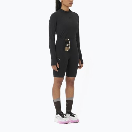 Longsleeve do biegania damski Salomon Bliss deep black