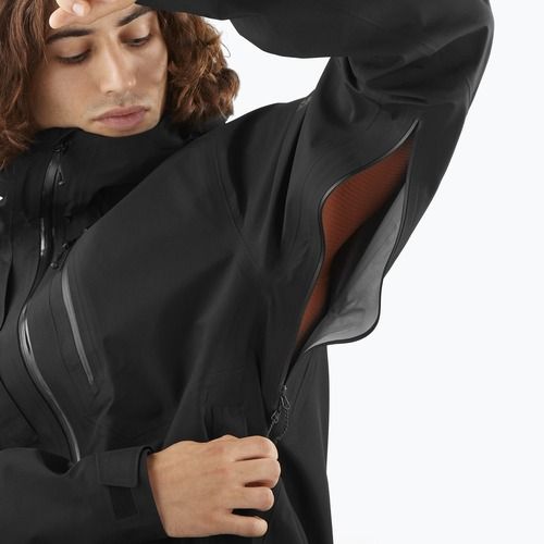 Kurtka softshell męska Salomon Outline 3l GTX deep black
