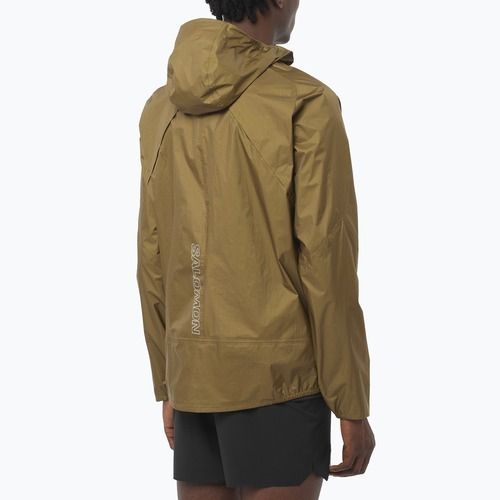 Kurtka do biegania męska Salomon Bonatti Waterproof brilliant olive