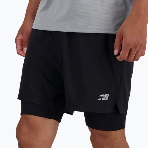 Spodenki męskie New Balance AC Seamless 7" black
