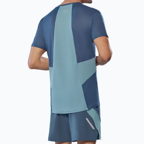 Koszulka do biegania męska Mizuno DryAeroFlow Tee vintage indigo