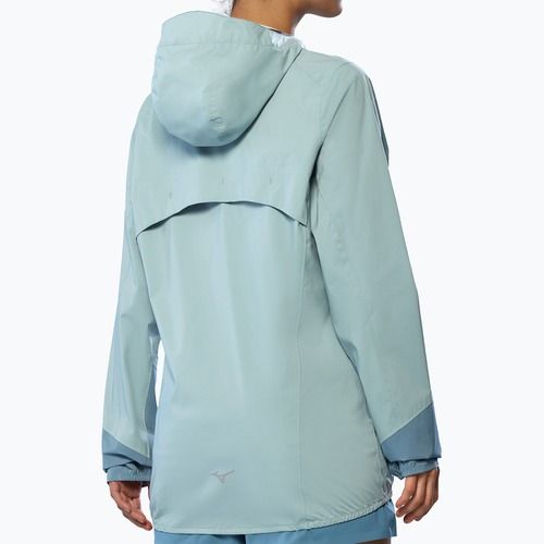 Kurtka do biegania damska Mizuno Waterproof 20K ER cloud blue