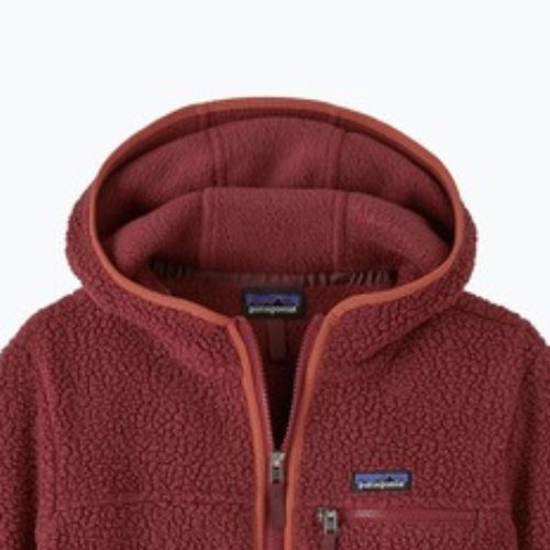 Bluza polarowa damska Patagonia Retro Pile Hoody sequoia red