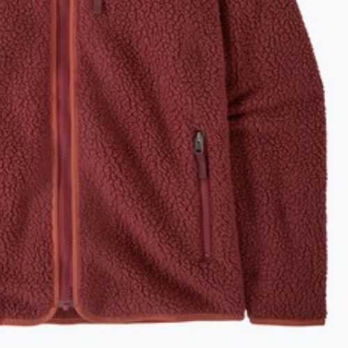 Bluza polarowa damska Patagonia Retro Pile Hoody sequoia red