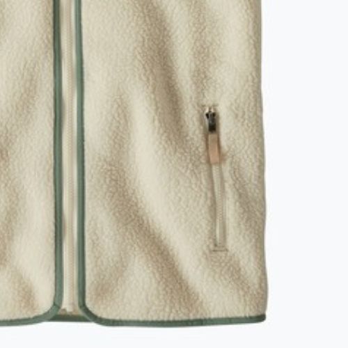 Bezrękawnik damski Patagonia Retro Pile natural w/ellwood green