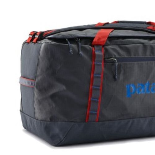 Torba podróżna Patagonia Black Hole Duffel 100 l smolder blue/amanita red