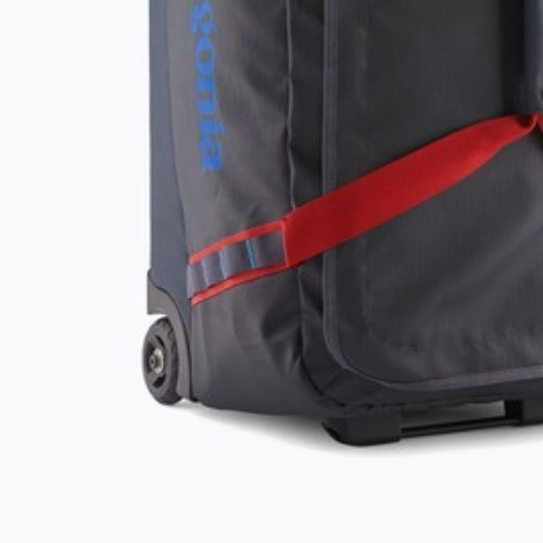 Torba podróżna Patagonia Black Hole Wheeled Duffel 70 l smolder blue/amanita red