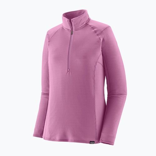 Bluza damska Patagonia Cap Termal Weight Zip Neck brisk purple