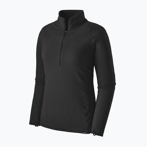 Bluza damska Patagonia Cap Termal Weight Zip Neck black