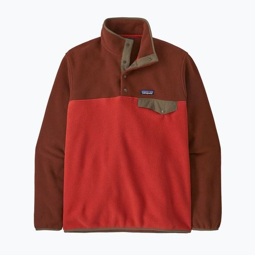 Bluza trekkingowa męska Patagonia LW Synch Snap-T P/O amanita red