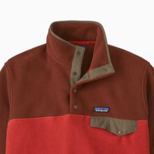 Bluza trekkingowa męska Patagonia LW Synch Snap-T P/O amanita red