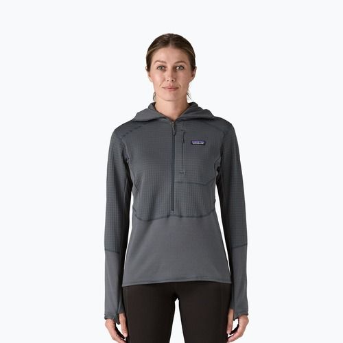 Kurtka softshell damska Patagonia R1 Hybrid Pullover Hoody smolder blue