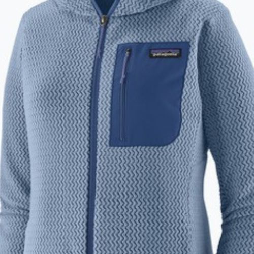 Bluza polarowa damska Patagonia R1 Air Full-Zip Hoody barnacle blue