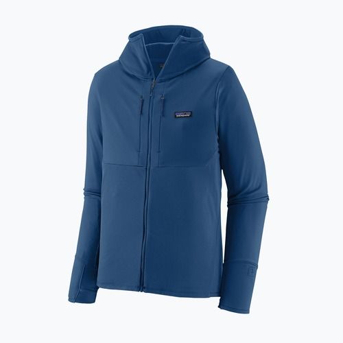 Bluza trekkingowa męska Patagonia R1 Thermal Full Zip Hoody clement blue