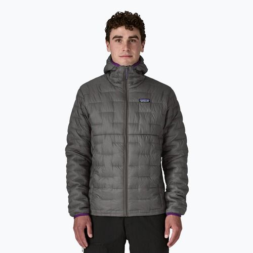Kurtka ocieplana męska Patagonia Micro Puff Hoody forge grey