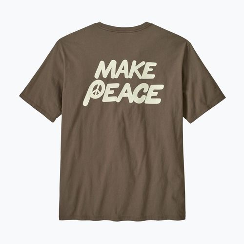 Koszulka męska Patagonia Balance Organic peace seeds/marlow brown