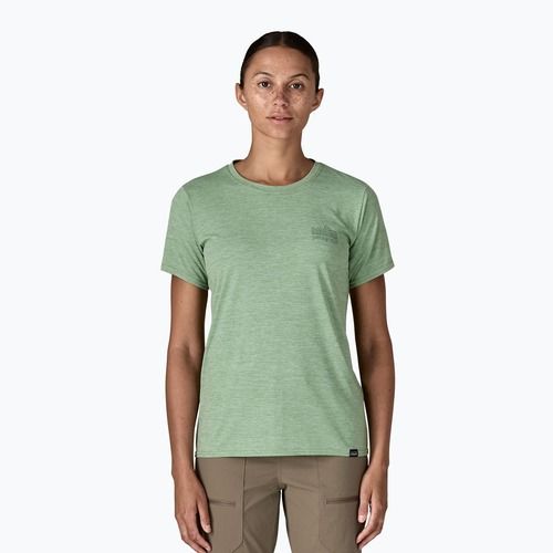 Koszulka damska Patagonia Cap Cool Daily Graphic Shirt strataspire/ellwood green x-dye