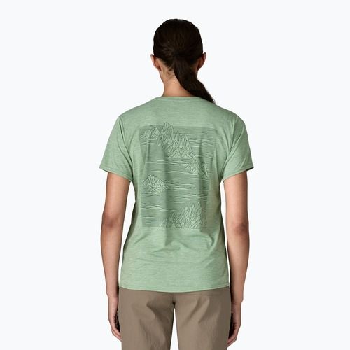 Koszulka damska Patagonia Cap Cool Daily Graphic Shirt strataspire/ellwood green x-dye
