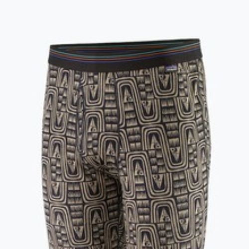 Spodnie termoaktywne męskie Patagonia Cap Mid Weight Bottoms flow/sunken blue