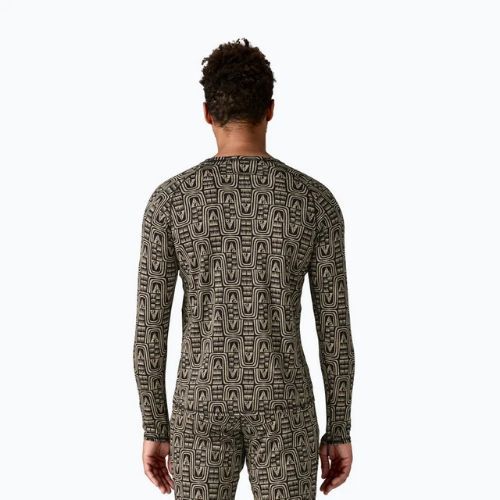 Spodnie termoaktywne męskie Patagonia Cap Mid Weight Bottoms flow/sunken blue