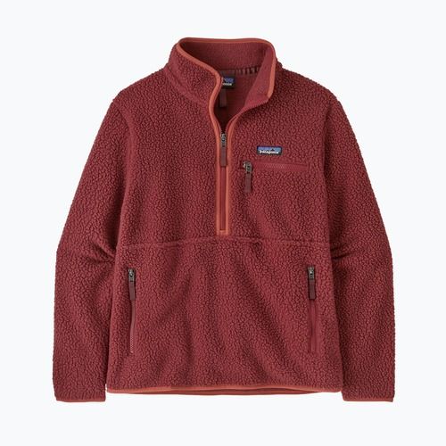 Bluza polarowa damska Patagonia Retro Pile Marsupial sequoia red