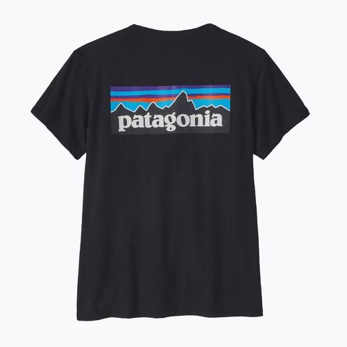 Koszulka damska Patagonia P-6 Logo Responsibili-Tee black