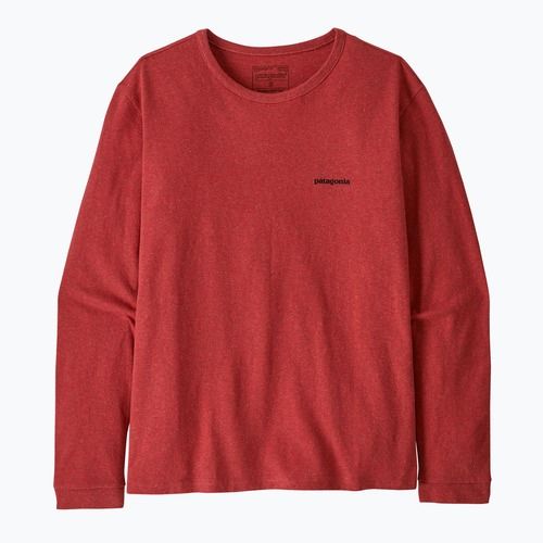 Longsleeve damski Patagonia P-6 Logo Responsibili-Tee potters red