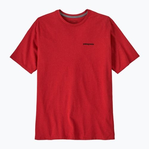 Koszulka męska Patagonia P-6 Logo Responsibili-Tee amanita red